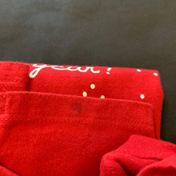 Holiday Themed Girls Winter Set Fleece Snowman Pants Size XS New Year Shirt 12 - Picture 7 of 12